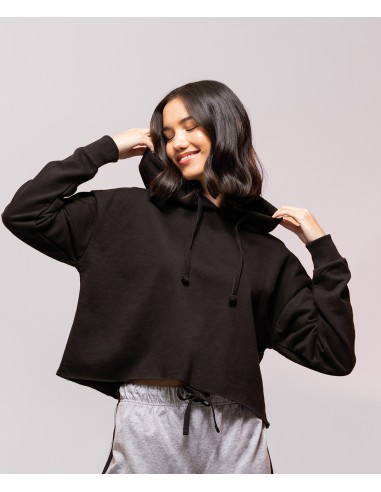 S-SK516-Womens Cropped Slounge Hoody